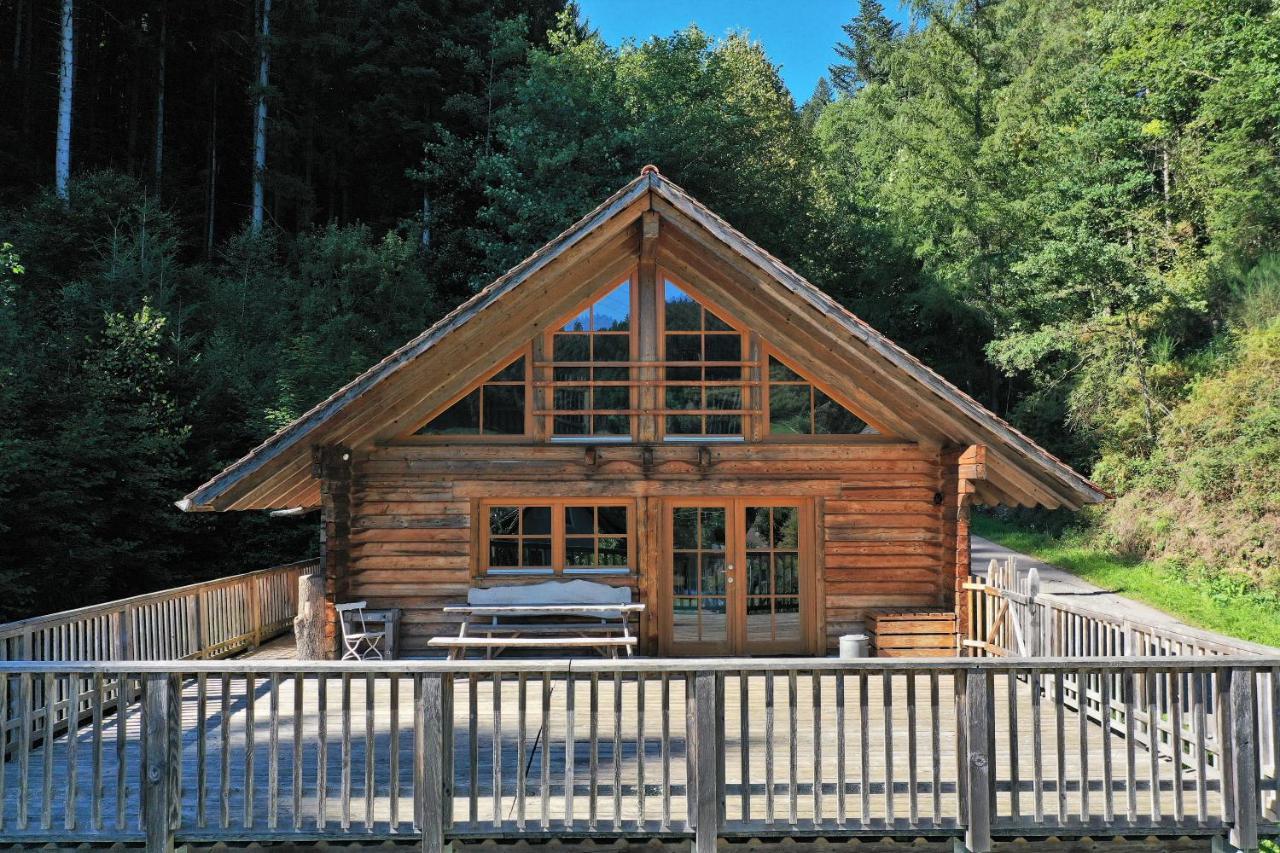 Schwarzwald Blockhaus - Sauna - Kamin - Mit Bettwaesche Und Handtuecher Schenkenzell Zewnętrze zdjęcie